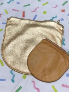 ちぃ様専用　baggu レザー　ポーチセットのサムネイル