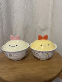 すみっコぐらし 蓋付き丼 2個セット 天使なえびてん