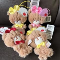 ★新品タグ付き タイニーチャム サンリオ カラフルアイスクリームマスコット 4点