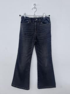 Lycee mine.キッズ デニムパンツ ブラック フレアシルエット120cmのサムネイル