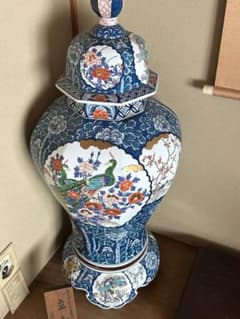 藤井錦彩窯 古伊万里風 立壺 約100cm - メルカリ