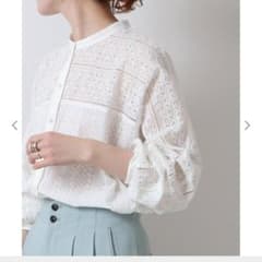 Spick&Span ☆★中古☆★ブロイダーレースドルマンブラウスのサムネイル