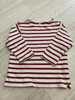 無印良品　長袖ボーダーカットソーのサムネイル