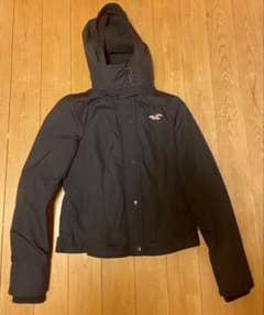 HOLLISTER ホリスター オールウェザージャケット 裏フリース 黒 M 