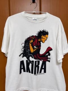 AKIRA アキラ Tシャツ ホワイト シングルステッチ - メルカリ