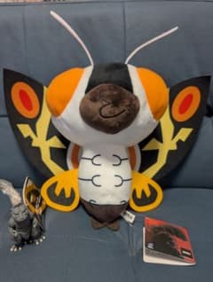 GODZILLA デフォルメぬいぐるみモスラ 　ゴジラフィギュアキーホルダー