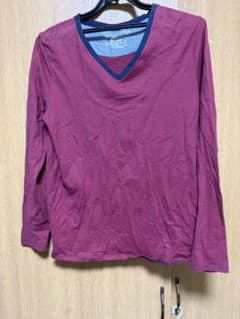 y2k archive 長袖 Vネック Tシャツのサムネイル