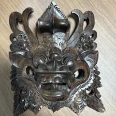 バロンマスク 木製 インドネシア製 - メルカリ