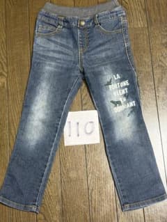 HusHusH デニムパンツ 110cm 動物
