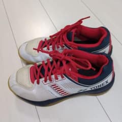 YONEX バドミントンシューズ 25.5cm ホワイト/レッドのサムネイル