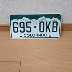 COLORADO州のナンバープレートのサムネイル