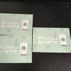 スターバックス ドリンクチケット 3枚セット スタバ Starbucksのサムネイル