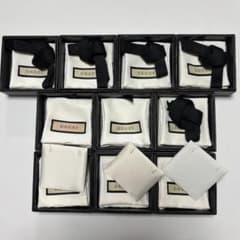 美品 グッチ 保存袋 空箱 10個セット アクセサリー入れ 白 - メルカリ