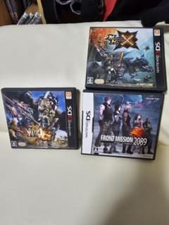 3DS 게임 세트 몬스터 헌터 XG 프런트 미션 2089