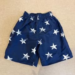 dev!rock キッズ 120cm水着 サーフパンツ　スター柄 ネイビーのサムネイル