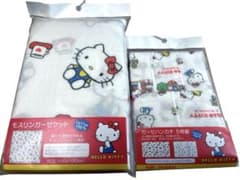 サンリオ　ハローキティHELLOKITTY ガーゼケット&ガーゼハンカチ5枚組