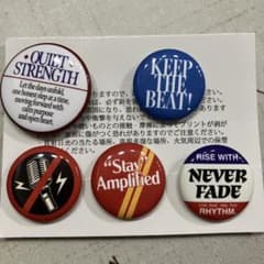 諸*常様 缶バッジ 5点セット ミュージックデザインのサムネイル