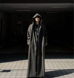 ジャケット・アウター juha EXTREME OVER HOODED COAT BLACK JUHA) EXTREME OVER HOODED COAT | apt335nyc
