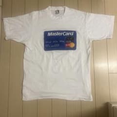 90s MasterCardロゴ Tシャツ ホワイト メンズ レディース 兼用のサムネイル