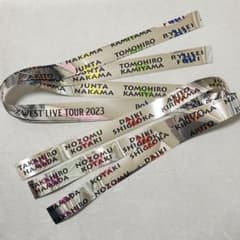 WEST. 銀テープ 3本セット ライブツアー2023 POWER - メルカリ