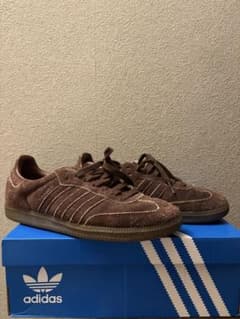 adidas samba ブラウン スエード スニーカーのサムネイル