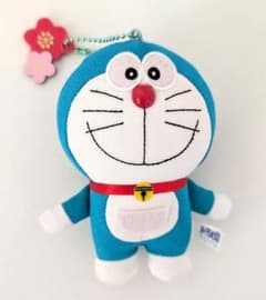 【新品タグ付】ドラえもん和風チャームマスコット【梅の花】ちりめん