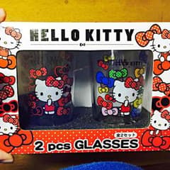 HELLO KITTY 2pcs グラスのサムネイル