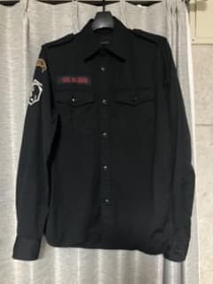 HYSTERIC GLAMOUR ミリタリーシャツ ブラックのサムネイル