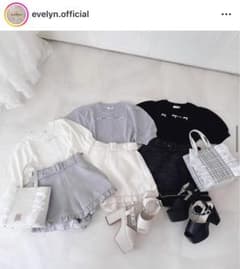 evelynポイントリボンニットのサムネイル