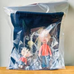 新品 ちびまる子&友蔵 フィギュア ビームス別注カラー 巾着つき