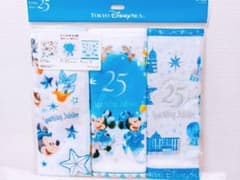 디즈니씨 25주년 미니 타월 미키 미니