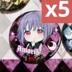 バンドリ 秋葉原 ゲーマーズ 限定 缶バッジ 祐天寺にゃむ アモーリス