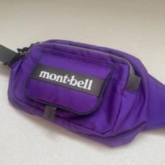 90s mont-bell モンベル ボディバッグ ウエストポーチ パープルのサムネイル