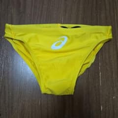 d*3様 asics 競泳水着 競パン イエロー - メルカリ