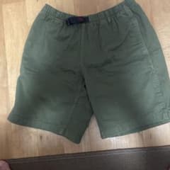 オリーブグリーン コットンショートパンツのサムネイル