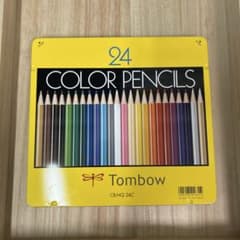 Tombow 24色 色鉛筆缶入り