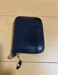 グレンロイヤル スモールジップウォレット ネイビー 二つ折り財布