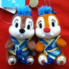 雅涼群舞チップ＆デールのぬいぐるみバッジのサムネイル