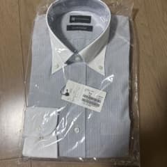 新品未開封】Perfect Suit ワイシャツ ボタンダウン ストライプのサムネイル