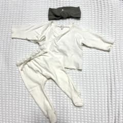 Quincy May 3-6 Month Set with Headband (0-12 Months) - 3-Piece Set