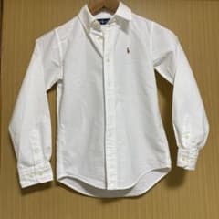 長袖綿シャツ　130のサムネイル