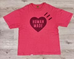 希少カラー】HUMAN MADE Tシャツ ピンク ハートロゴ 2XLサイズ - メルカリ