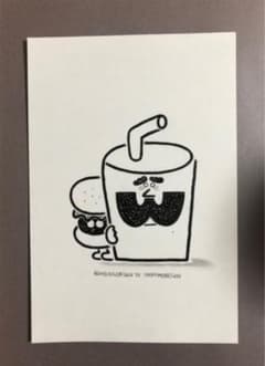 イラスト　ハンバーガー　原画のサムネイル