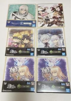 Fate / GrandOrder 페이트 이치 반 쿠지 색지 6 매 세트