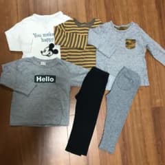 miyaco様専用　ユニクロトップス＆レギンス パンツ6点セット！のサムネイル