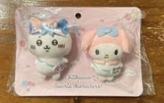 限定 ちいかわ サンリオコラボ ぬいぐるみ ブローチ バッジ ハチワレ
