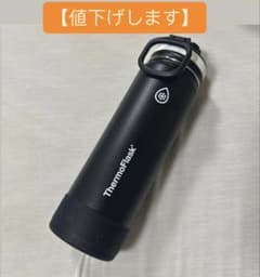 【新品】水筒　ボトル　サーモフラスクA 0.7リットル　ブラックのサムネイル