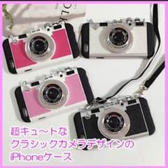 ＊いちご@キティらぶ様ご専用＊新品未使用＊カメラ型 iPhoneケース＊ピンクのサムネイル