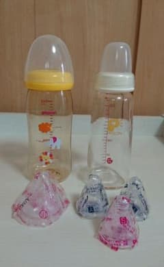 【7月値下げ！】ピジョン 哺乳瓶&乳首セットのサムネイル