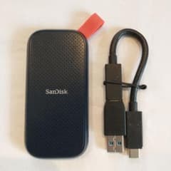 1TB SanDisk SSD 外付け 1TB USB3.2Gen2 読出最大5のサムネイル